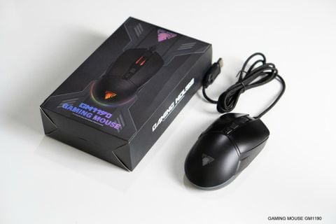 Chuột Gaming có dây JEDEL GM1190 (7D, 3200DPI, 1.5m) - Màu Đen