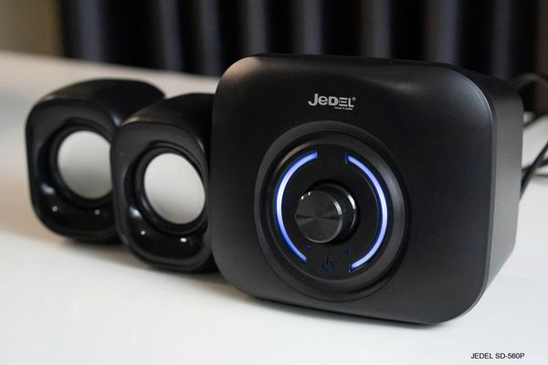 Loa máy tính công suất cao USB+3.5 JEDEL SD-560P - Màu Đen