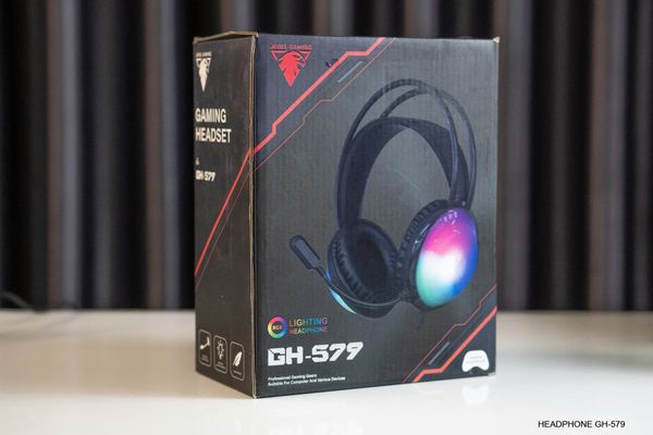 Tai nghe chơi game JEDEL GH-579 có Microphone, giả lập âm thanh 3.5*2
