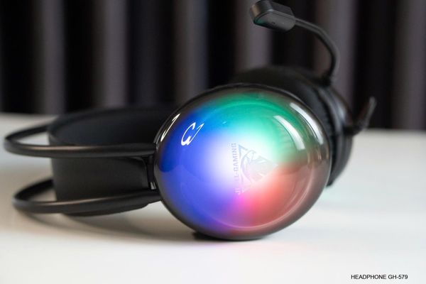 Tai nghe chơi game JEDEL GH-579 có Microphone, giả lập âm thanh 3.5*2