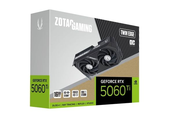 Card màn hình | VGA ZOTAC GAMING GeForce RTX 5060 Ti 16GB Twin Edge OC