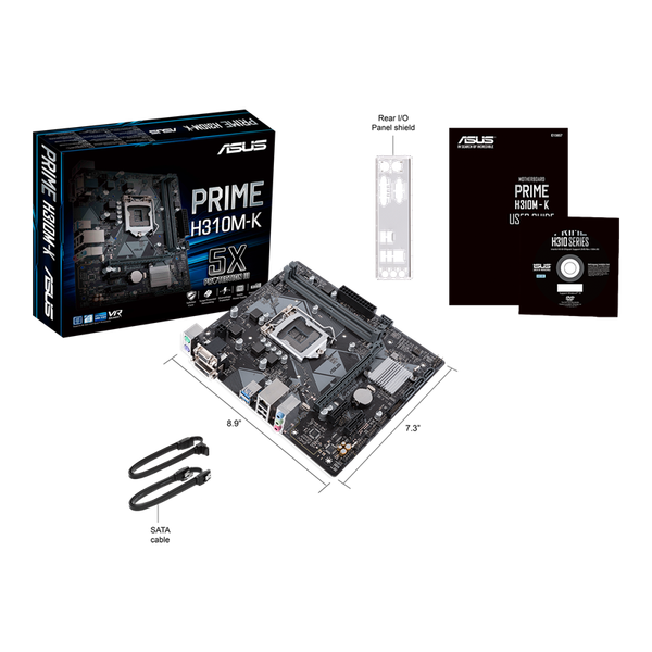 Bo mạch chủ H310M-K PRIME ASUS (M-ATX, DDR4, LGA1151) - Full VAT