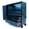  80 INCH 10 DRAWER WITH TOP HUTCH AND SIDE LOCKER 