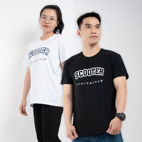 Áo thun nam AMAX in chữ SCOOTER vải cotton USA cao cấp MAX31