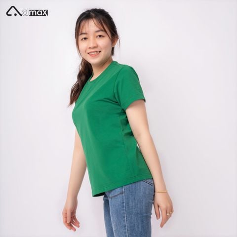Áo thun nữ Basic Cotton USA cao cấp Amax MAX22