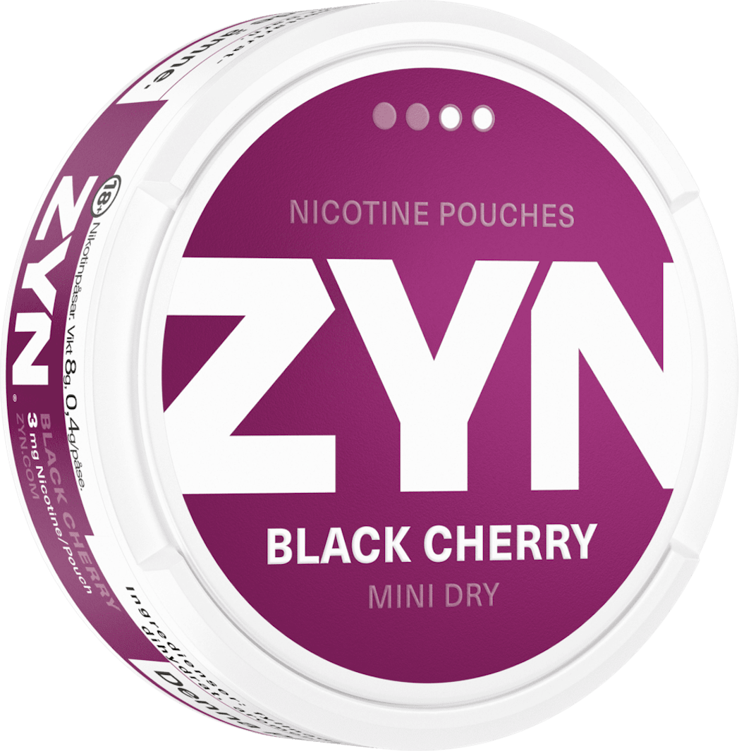 ZYN Black Cherry ( Việt Quất Cherry Rừng ) Mini Dry 3mg Nicotine Pouch –  White Snus
