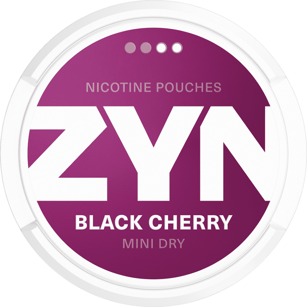 ZYN Black Cherry ( Việt Quất Cherry Rừng ) Mini Dry 3mg Nicotine Pouch –  White Snus
