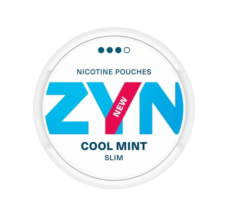 ZYN Cool Mint ( Bạc Hà Lạnh ) Slim Strong 9mg Nicotine Pouches – White Snus