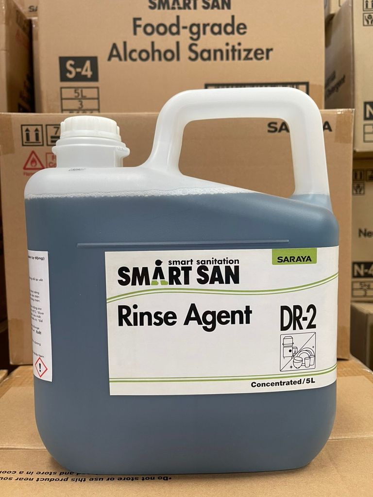 Dung dịch tráng chén Smart San Rinse Agent DR-2 (Dùng cho máy rửa chén tự động)