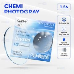 Tròng kính đổi màu Chemi U2 1.56