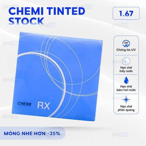 Tròng kính nhuộm màu Chemi Tinted Stock U2 1.67