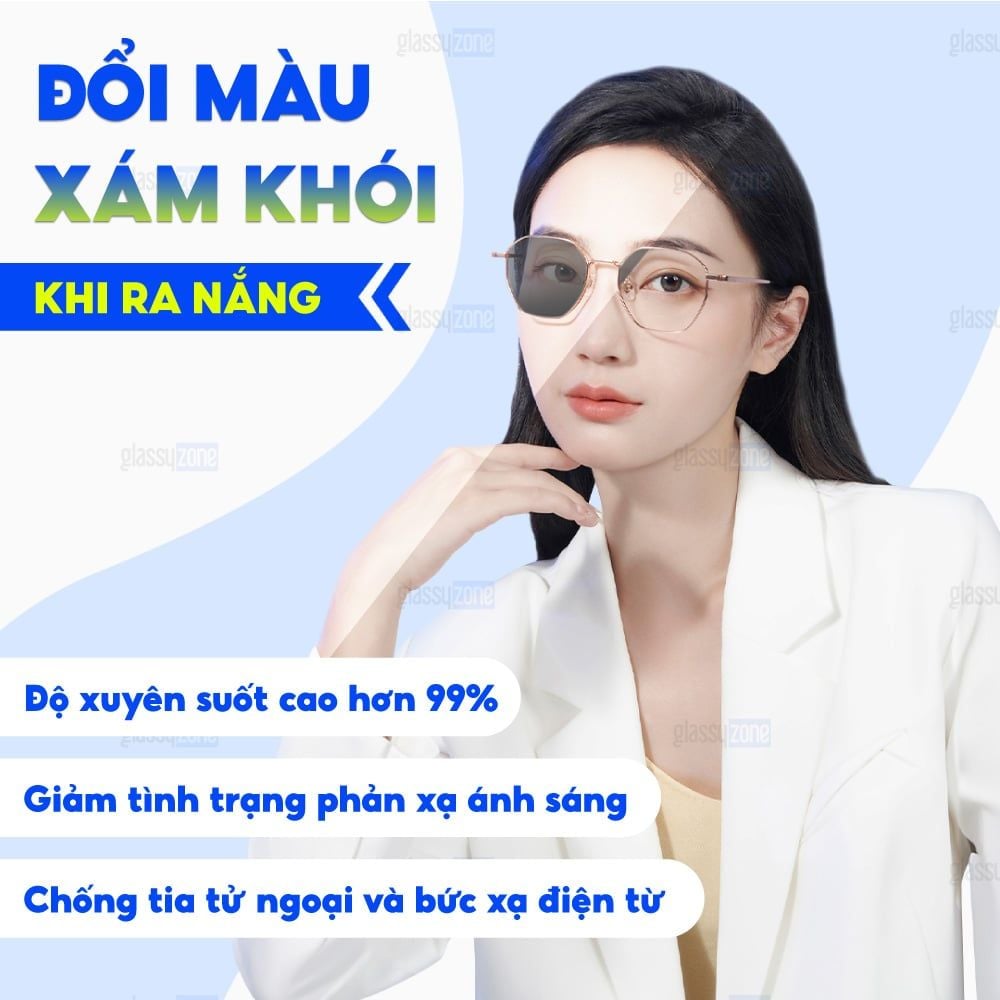 Tròng kính đổi màu Chemi U2 1.56