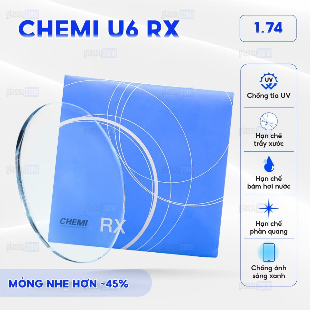 Tròng kính Chemi U6 RX