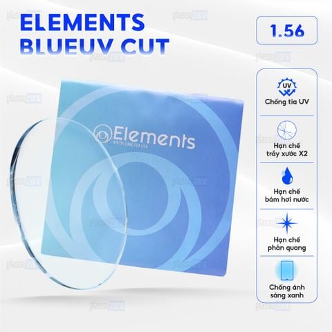 Tròng kính chống ánh sáng xanh Elements Blue UV Cut
