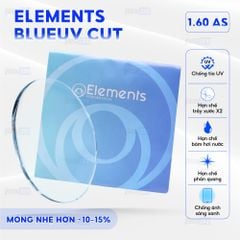 Tròng kính chống ánh sáng xanh Elements Blue UV Cut