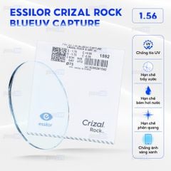 Tròng kính chống ánh sáng xanh Essilor Crizal Rock 1.56