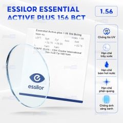 Đa tròng đánh Essilor Essential Active Plus BlueUV Capture