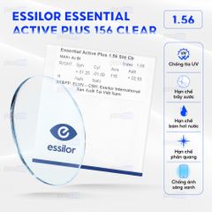 Đa tròng đánh Essilor Essential Active Plus Clear
