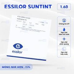 Tròng kính nhuộm màu Essilor Suntints Stock 1.60