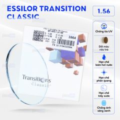 Tròng kính đổi màu Essilor Transition Classic 1.56