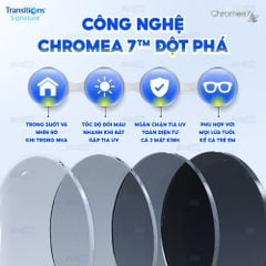 Tròng kính đổi màu Essilor Transition Classic 1.56