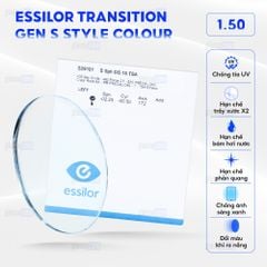 Tròng kính đổi màu Essilor Transitions Gen S