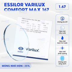 Đa tròng đánh Essilor Varilux Comfort Max Clear