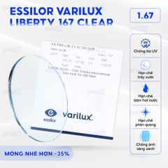 Đa tròng đánh Essilor Varilux Liberty Clear
