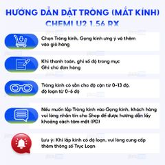 Tròng kính Chemi U2 RX