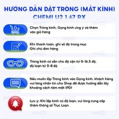 Tròng kính Chemi U2 RX
