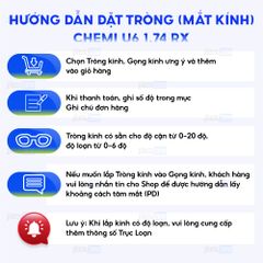 Tròng kính Chemi U6 RX
