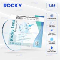 Tròng kính chống ánh sáng xanh Rocky 1.56