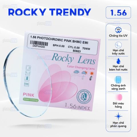 Tròng kính đổi màu Rocky Trendy 1.56