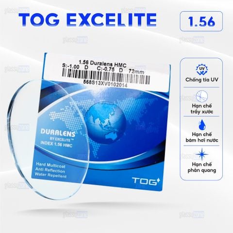 Tròng kính TOG Duralens Excelite 1.56