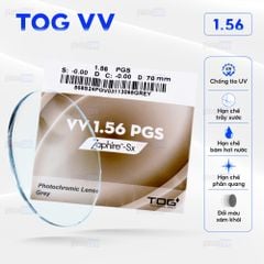 Tròng kính đổi màu TOG VV 1.56 - Xám Khói