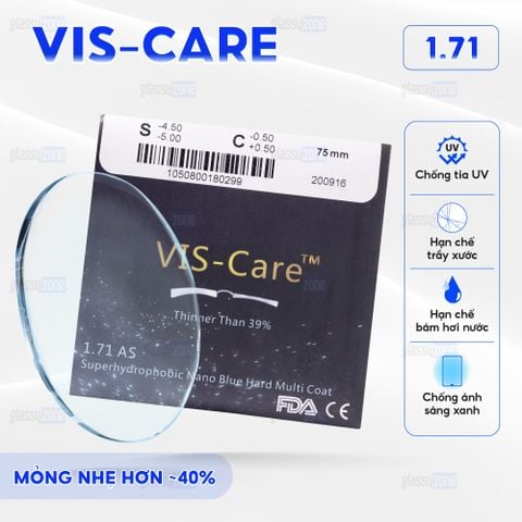 Tròng kính siêu mỏng VisCare 1.71
