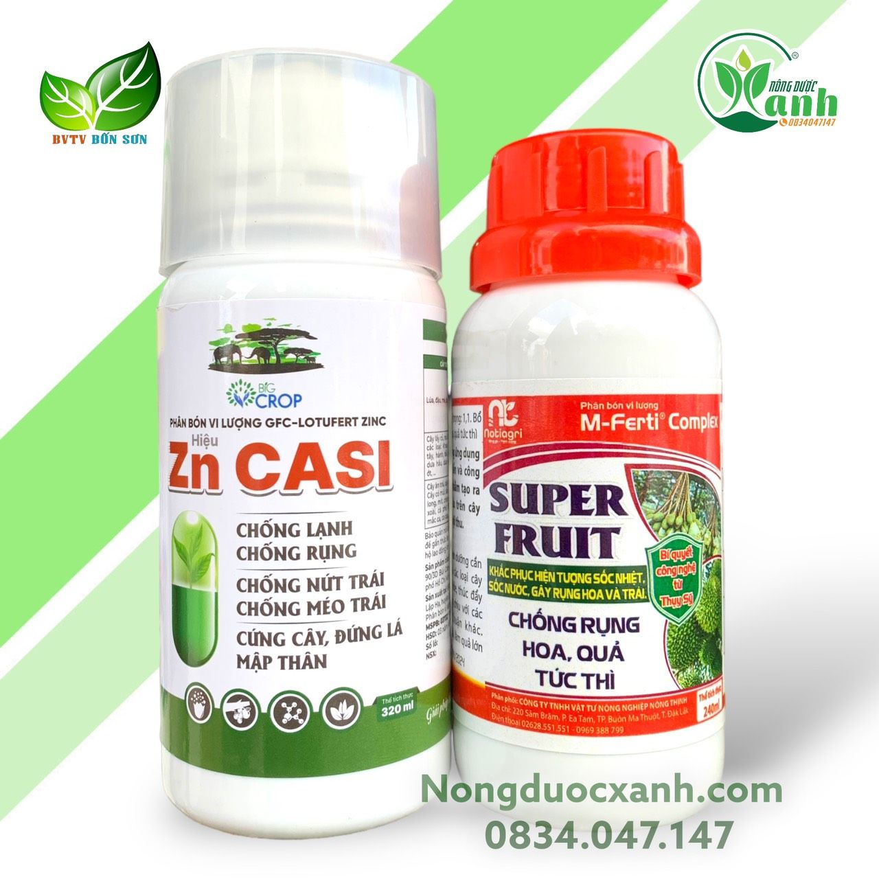  COMBO CHỐNG RỤNG TỨC THÌ SUPER FRUIT + ZN CASI 