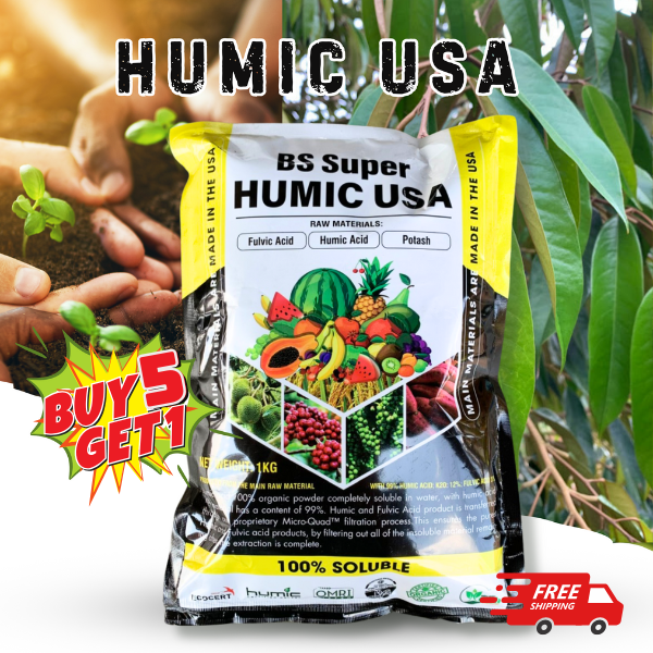  BS Super Humic USA - SIÊU KÍCH RỄ- Dạng Vảy Nhanh Tan - 1kg 