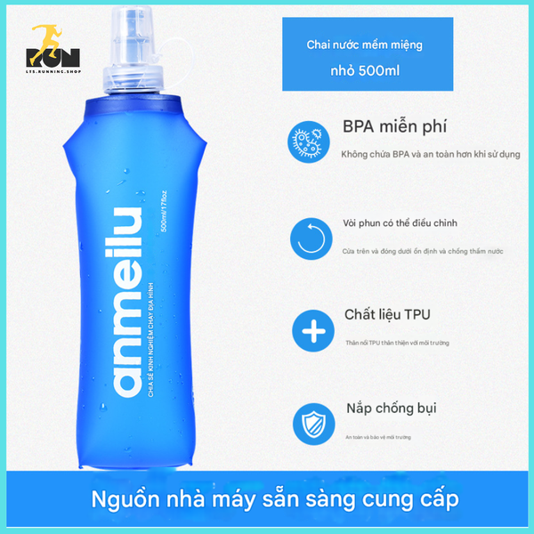  Bình nước mềm Anmeilu thể thao - an toàn, tiện dụng 