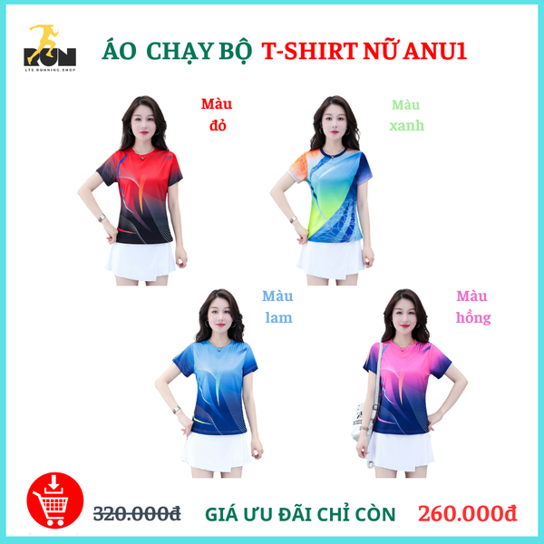  Áo chạy bộ T-shirt nữ 260N 