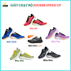 Giày chạy bộ Nam/Nữ Zocker Speed Up Đen
