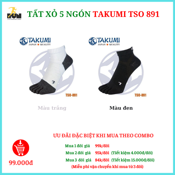  Tất Xỏ Ngón TAKUMI TSO-891 