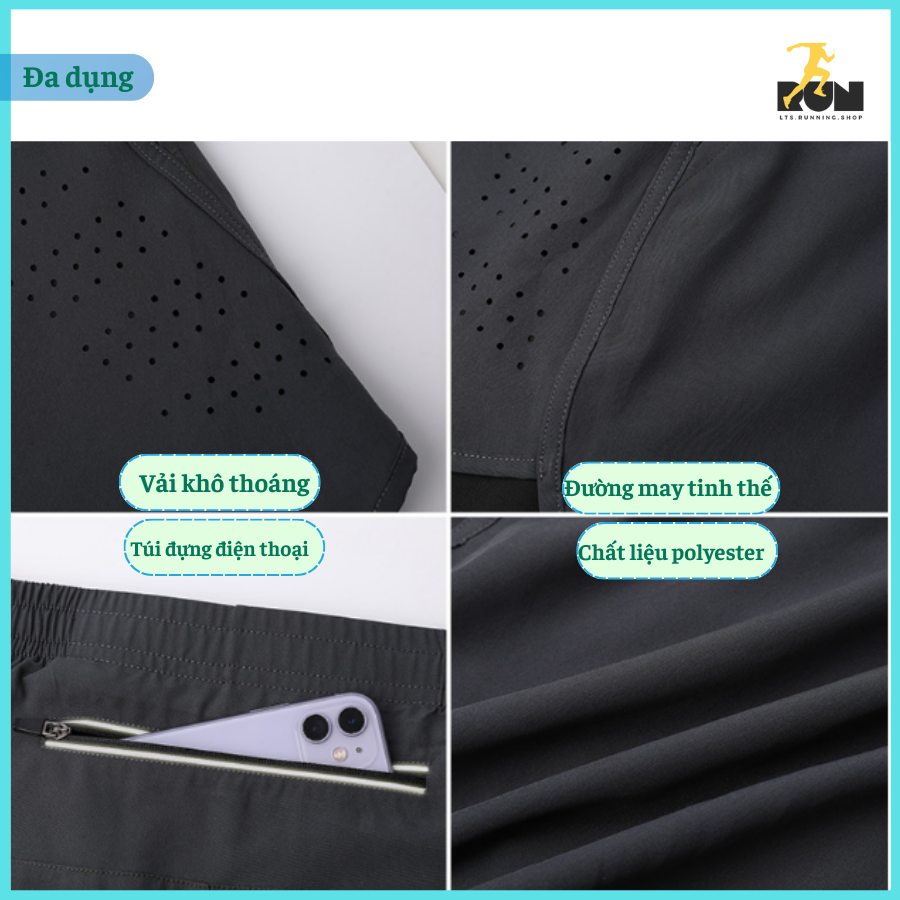  Quần Nam dài 2 lớp  290 