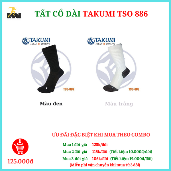 Tất Dài Chạy Bộ TAKUMI TSO-886