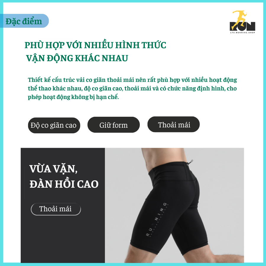  Quần bó cơ nam 290 