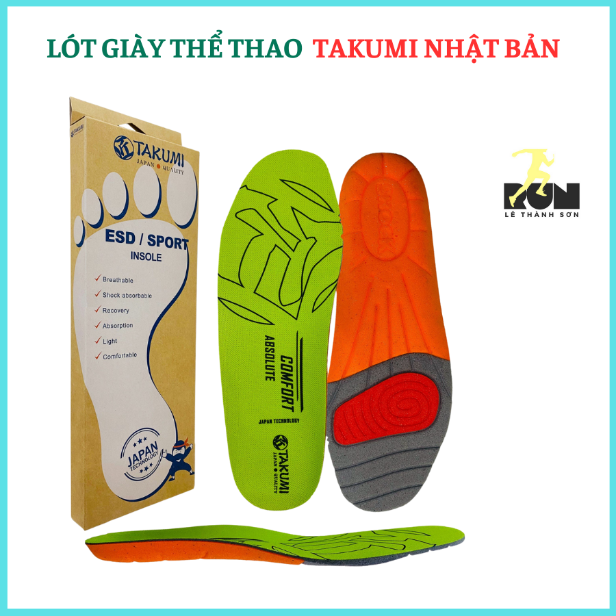  Lót giày chính hãng Takumi Nhật Bản 