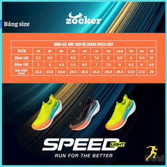 Giày Zocker Speed Light Half Carbon Edition