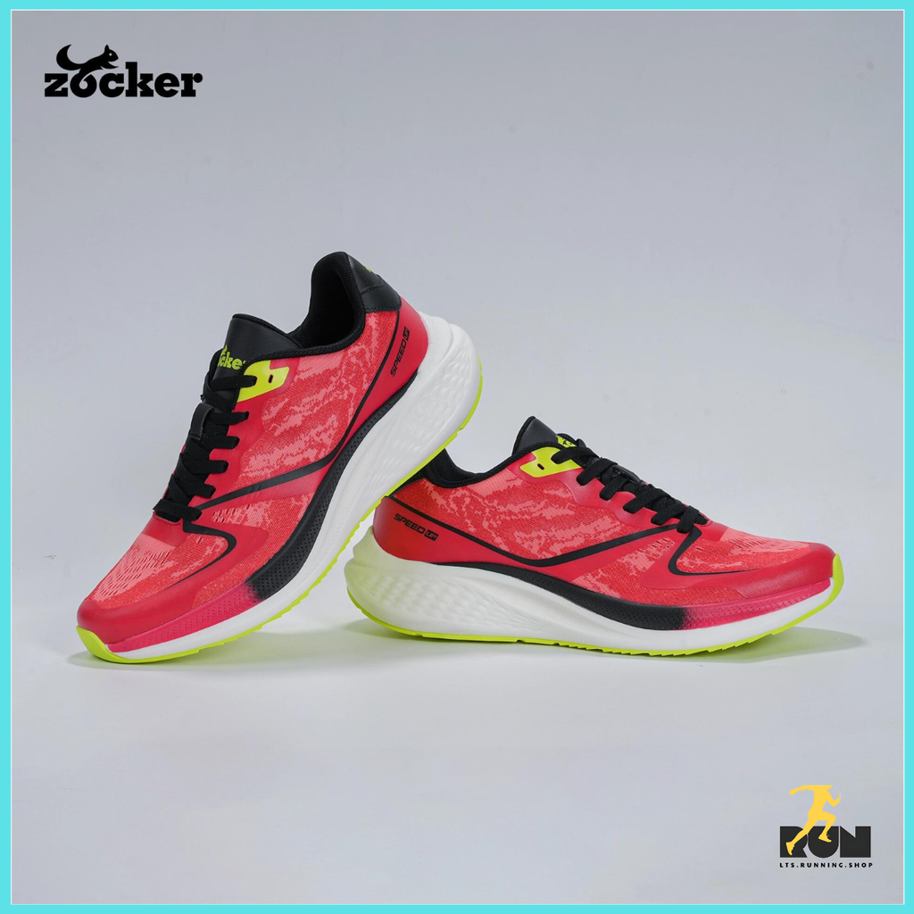 Giày chạy bộ Nam/Nữ Zocker Speed Up Đỏ