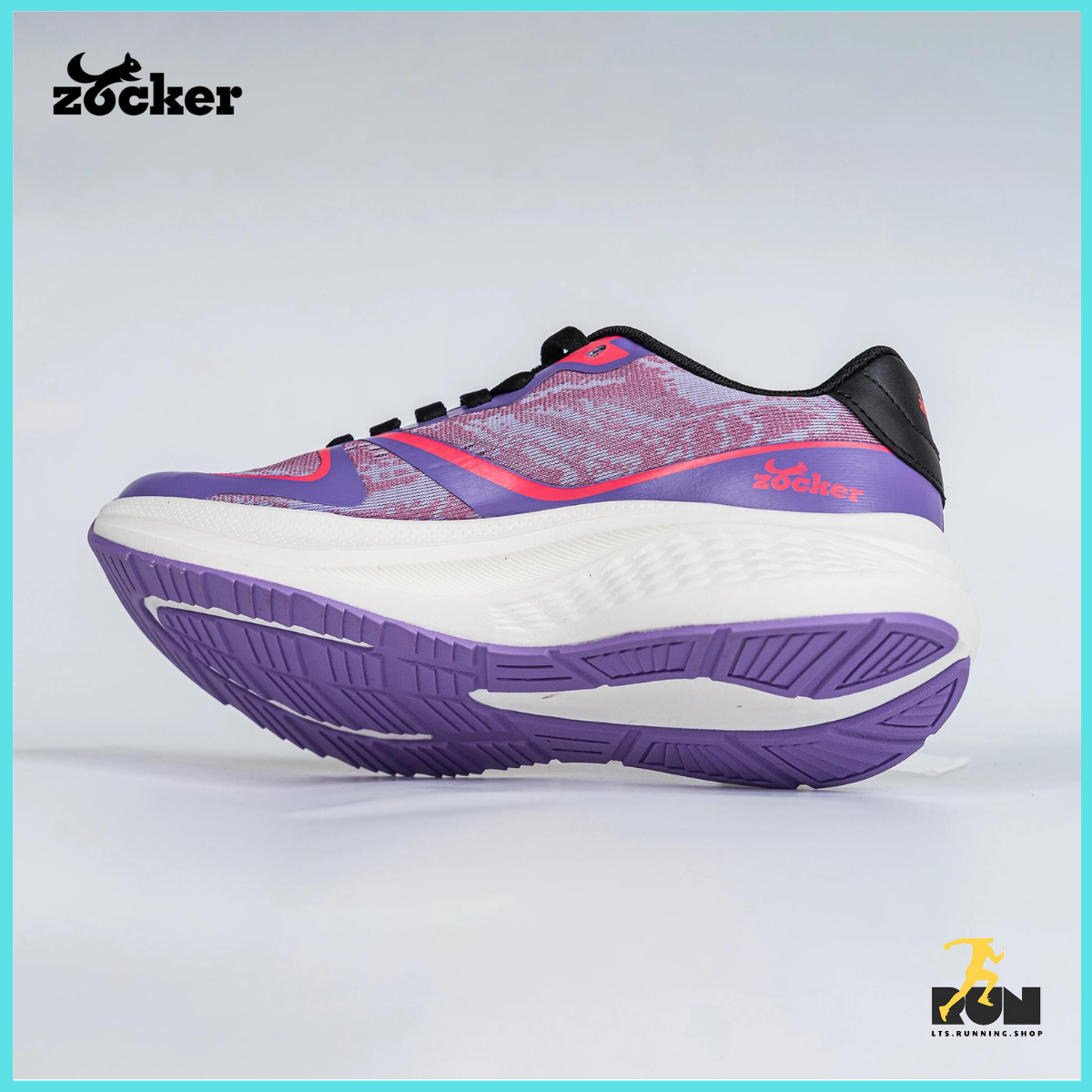  Giày chạy bộ Nữ Zocker Speed Up Tím 