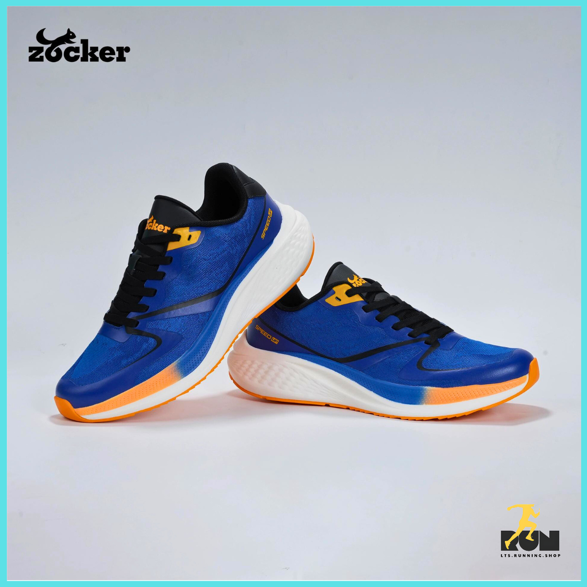  Giày chạy bộ Nam/nữ Zocker Speed Up Xanh 